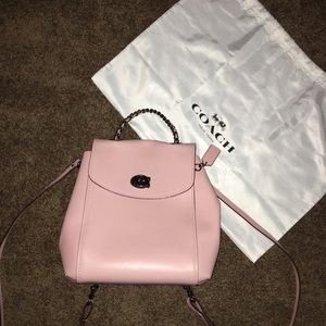 Blush coach backpack in brand new condition